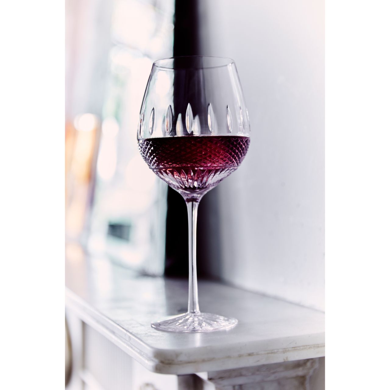 Irish Lace Red Wine Set of 2 by Waterford Crystal  An elegant marriage of form and function, Waterford’s Mastercraft Irish Lace Red Wine glasses are perfect for red wine connoisseurs and those who appreciate the clarity, weight and indulgence of timeless crystal.