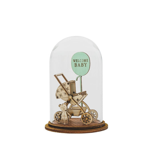 A first of it's own in our tiny town collection 'Welcome Baby' is a unisex gift representing the new bundle of joy in your life.