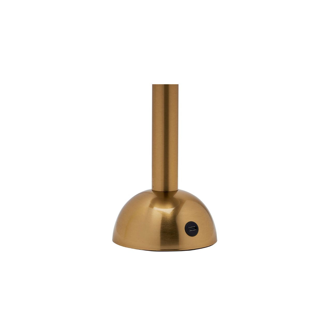 Elevate home décor with the Hestia White USB LED Touch Table Lamp, featuring a stunning design with a bronze base.