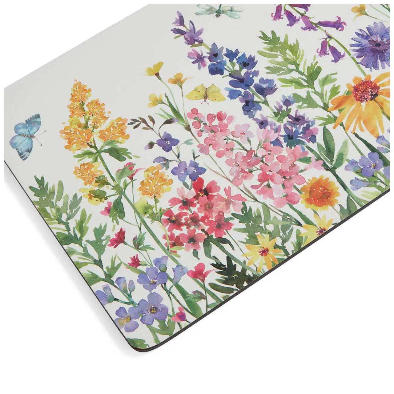 Dazzle guests with this colourful yet carefully crafted set of wildflower placemats