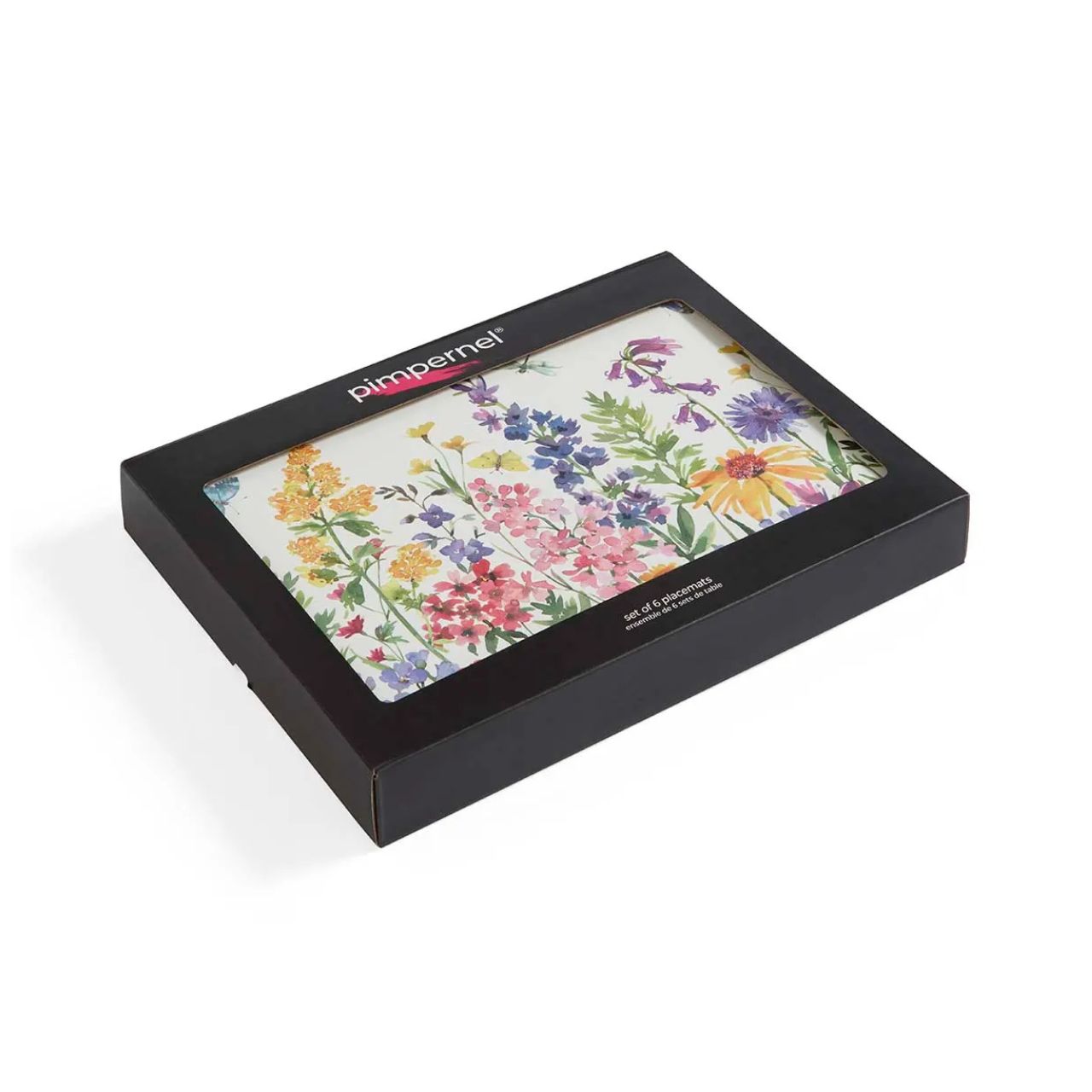 Dazzle guests with this colourful yet carefully crafted set of wildflower placemats