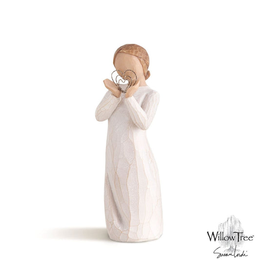 Lots of Love by Willow Tree  Willow Tree is an intimate line of figurative sculptures representing sentiments of love, closeness, healing, courage, hope...all the emotions we encounter in life.