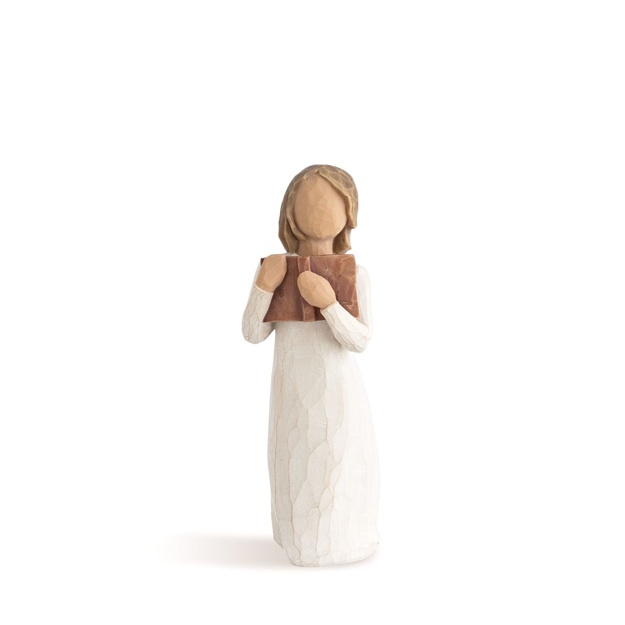 Willow Tree is an intimate line of figurative sculptures representing sentiments of love, closeness, healing, courage, hope...all the emotions we encounter in life. Artist Susan Lordi hand carves the original of each Willow Tree sculpture.