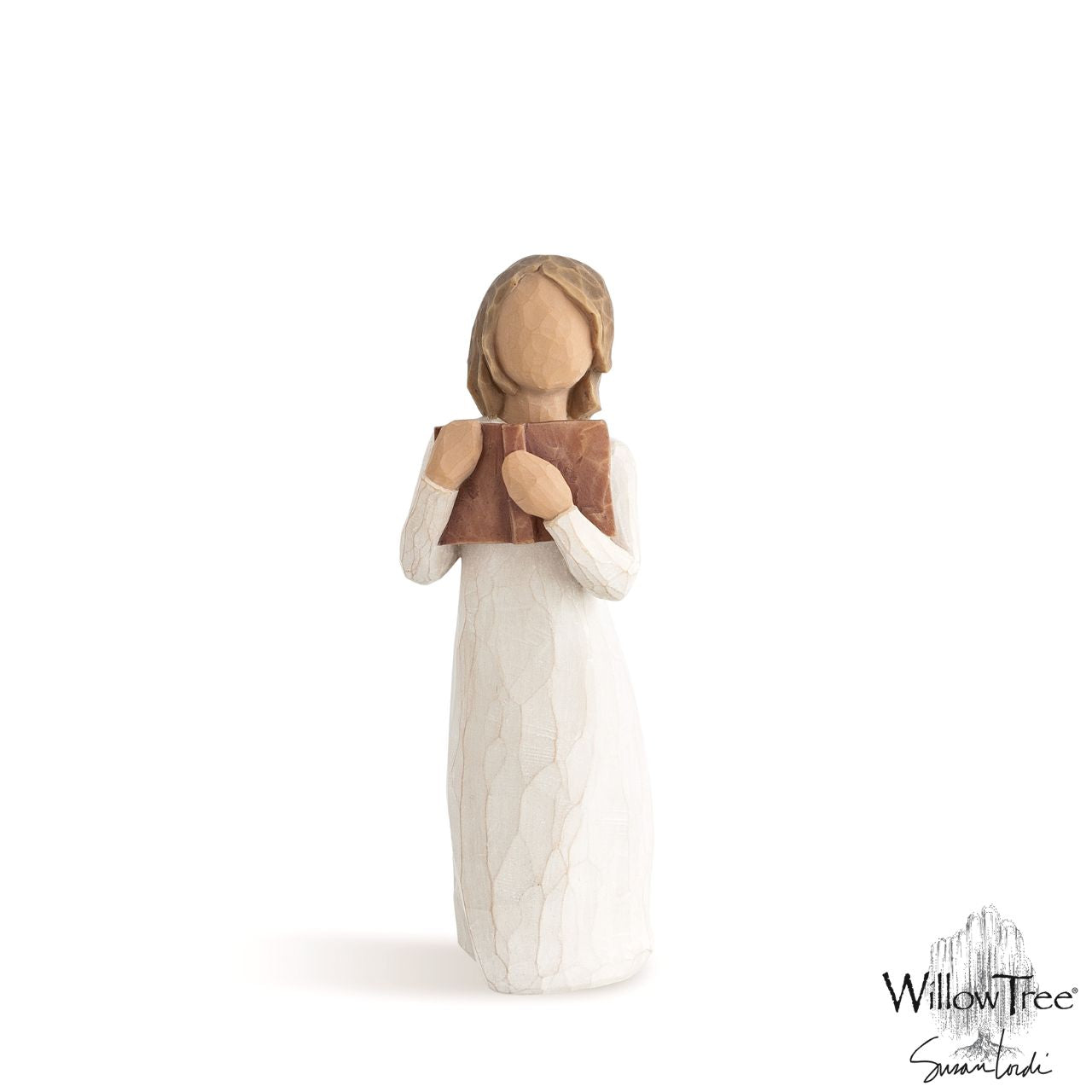 Love of Learning by Willow Tree  Willow Tree is an intimate line of figurative sculptures representing sentiments of love, closeness, healing, courage, hope...all the emotions we encounter in life. Artist Susan Lordi hand carves the original of each Willow Tree sculpture.