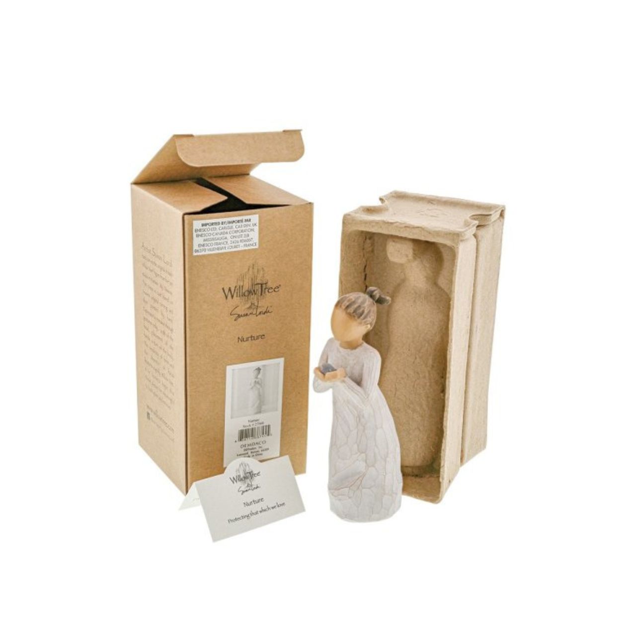 A gift to express appreciation and thankfulness for teachers, volunteers, donors, caregivers, friends ...or for those who love nature and birds. The gesture of this figurine is caring and protective.