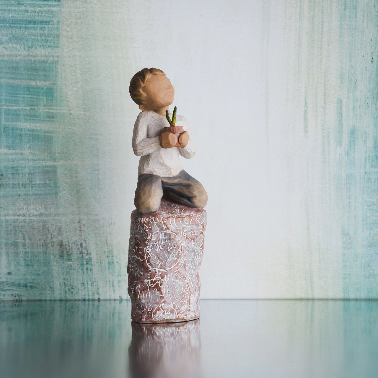 Something Special by Willow Tree  A gift to express appreciation and thankfulness for teachers, volunteers, donors, caregivers, friends ...or for those who love plants and flowers. "The gesture of something special is one of protection and caring for something precious... our children, our earth, our natural resources. I see it as a hopeful piece about possibilities... about every child, doing his or her share.