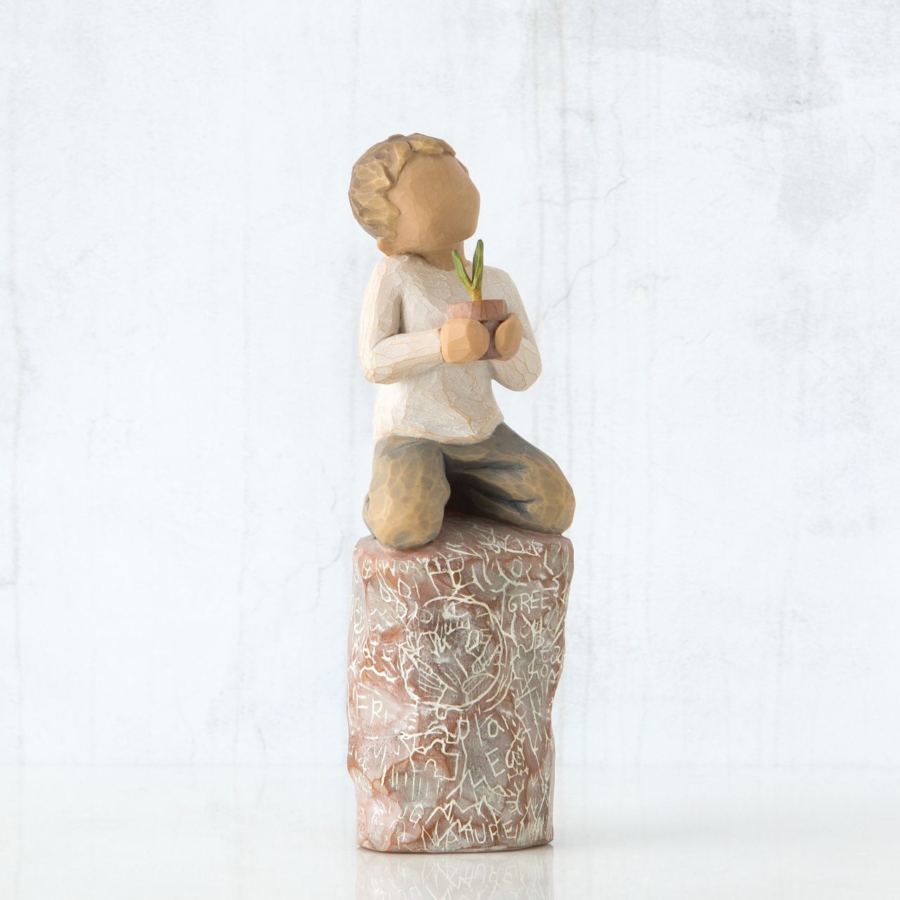 Something Special by Willow Tree  A gift to express appreciation and thankfulness for teachers, volunteers, donors, caregivers, friends ...or for those who love plants and flowers. "The gesture of something special is one of protection and caring for something precious... our children, our earth, our natural resources. I see it as a hopeful piece about possibilities... about every child, doing his or her share.