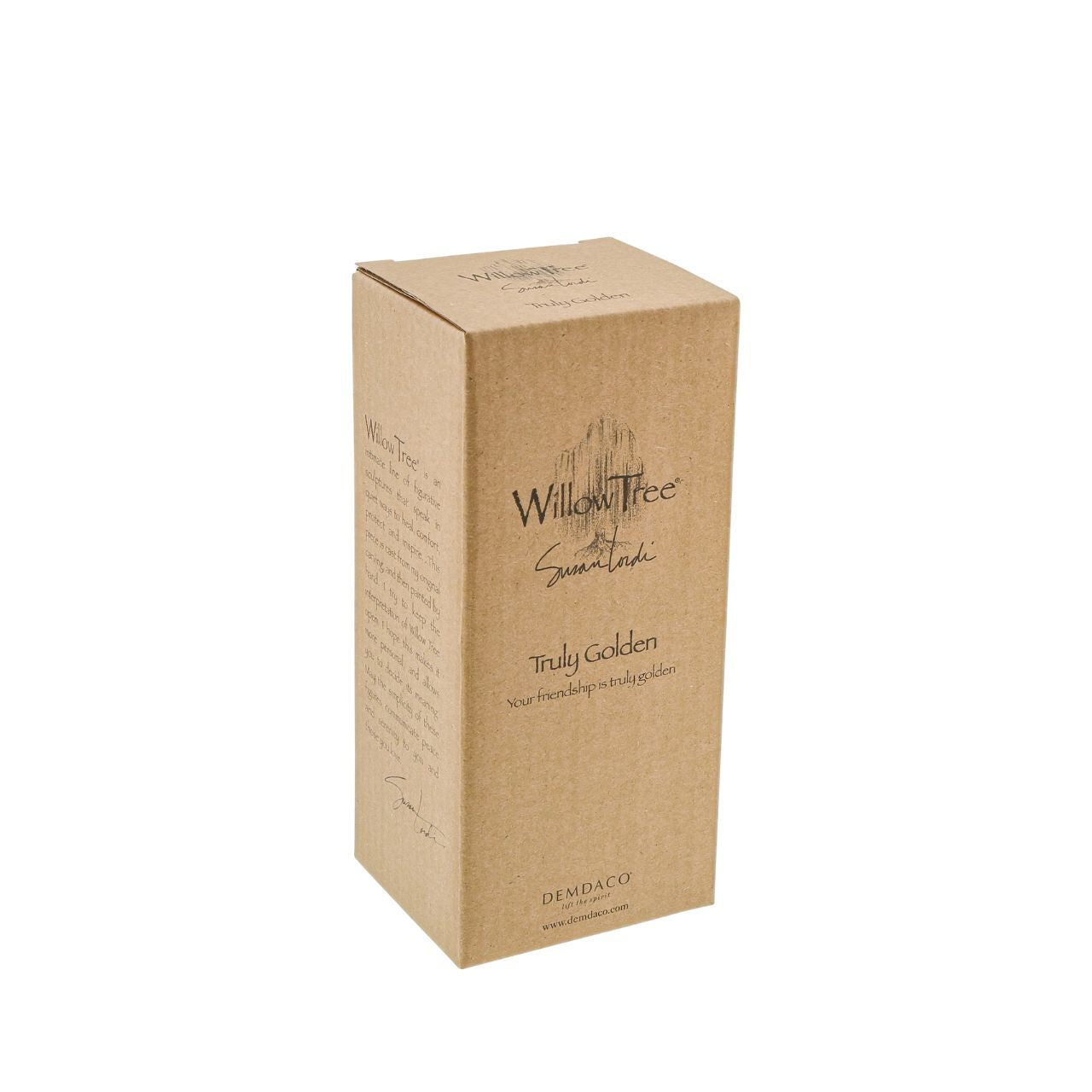 Truly Golden by Willow Tree  Willow Tree is an intimate line of figurative sculptures representing sentiments of love, closeness, healing, courage, hope...all the emotions we encounter in life. "Gold is a symbol of preciousness; the things we value.