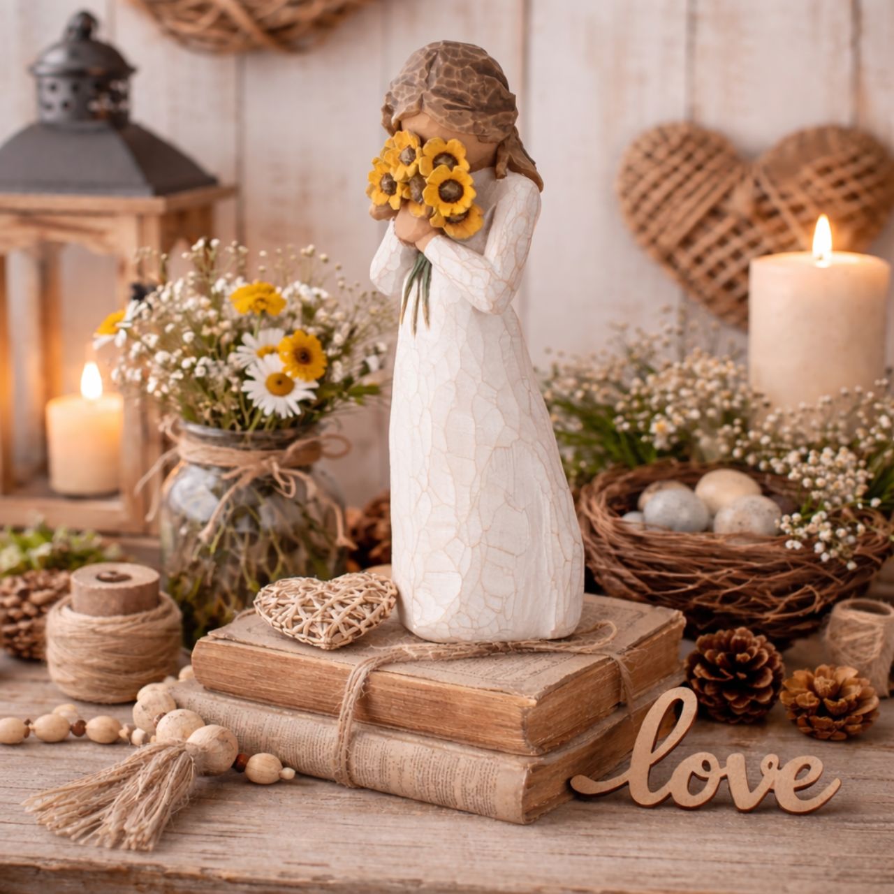  "Warm Embrace is about what fills our senses in the summer - the feel of sunshine on your skin, the smell of freshly mown grass, the sound of insects, the taste of home-grown tomatoes - all that comes with summer. 