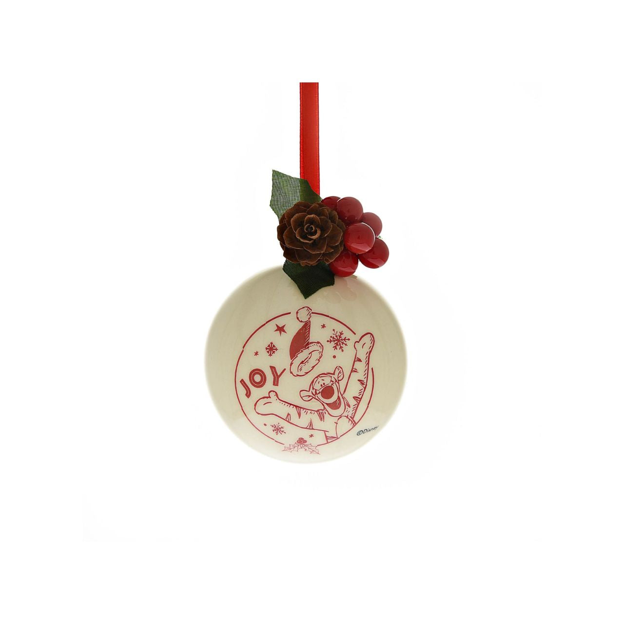 Make any tree a little more special this year by welcoming the warmth of Winnie the Pooh into the home. With heart-warming illustrations of the most recognisable characters, this set of baubles is sure to bring a smile to any little one's face.