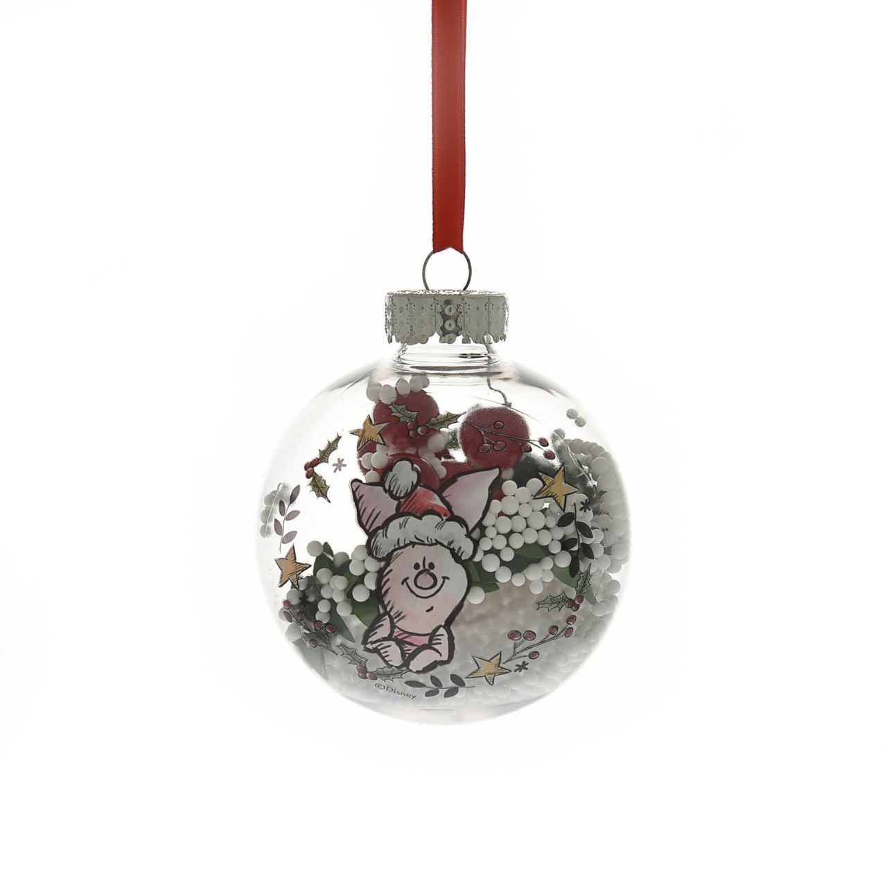 Christmas Baubles Winnie the Pooh Set of 4  Make any tree a little more special this year by welcoming the warmth of Winnie the Pooh into the home. With heart-warming illustrations of the most recognisable characters, this set of baubles is sure to bring a smile to any little one's face.