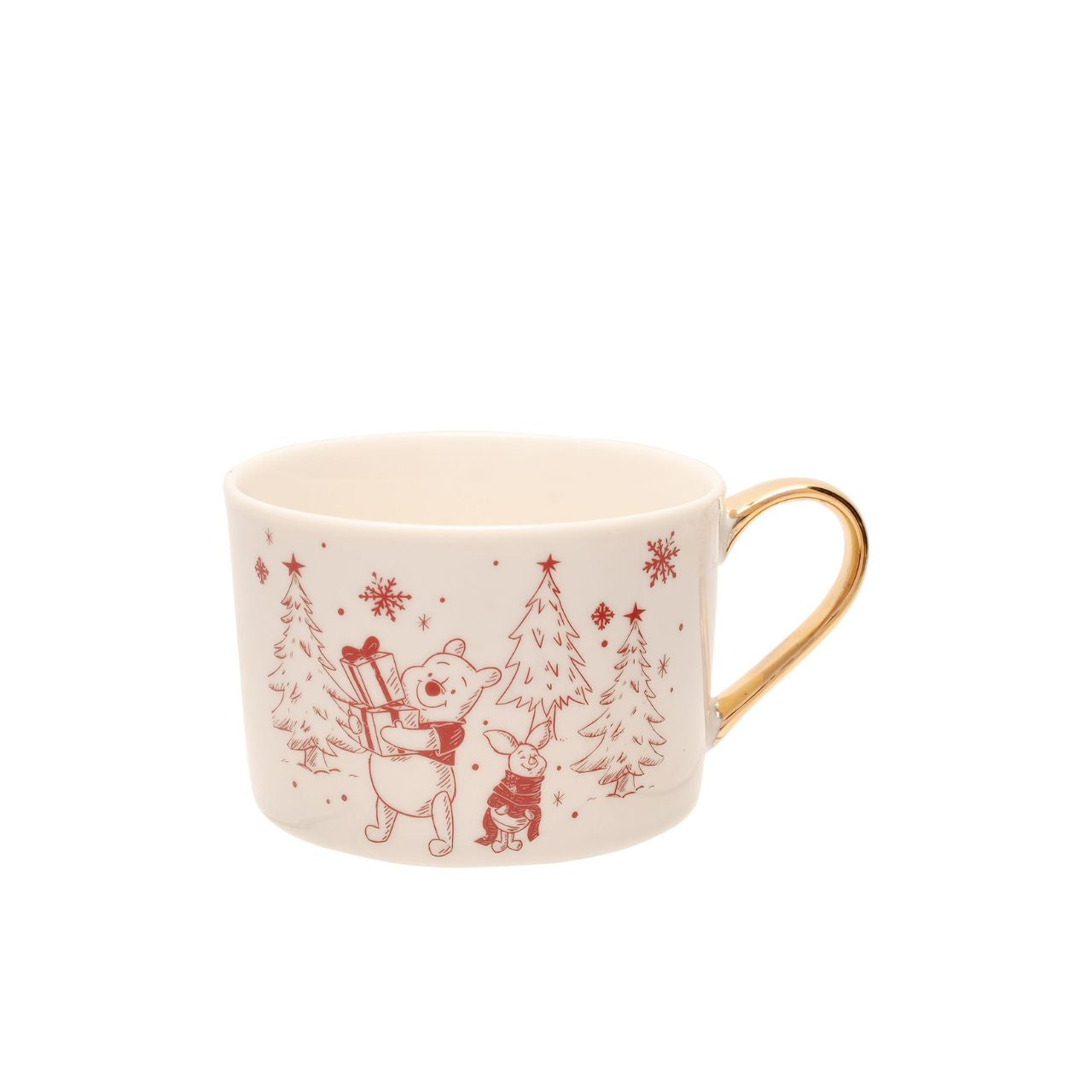 Winnie the Pooh Christmas Cup & Saucer Set  This Winnie the Pooh cup and saucer set would make a heart-warming gift to a Disney fan this year. With delightful festive illustrations of Winnie, Tigger, Piglet, and Eeyore, these are sure to bring a smile to their face on Christmas morning.