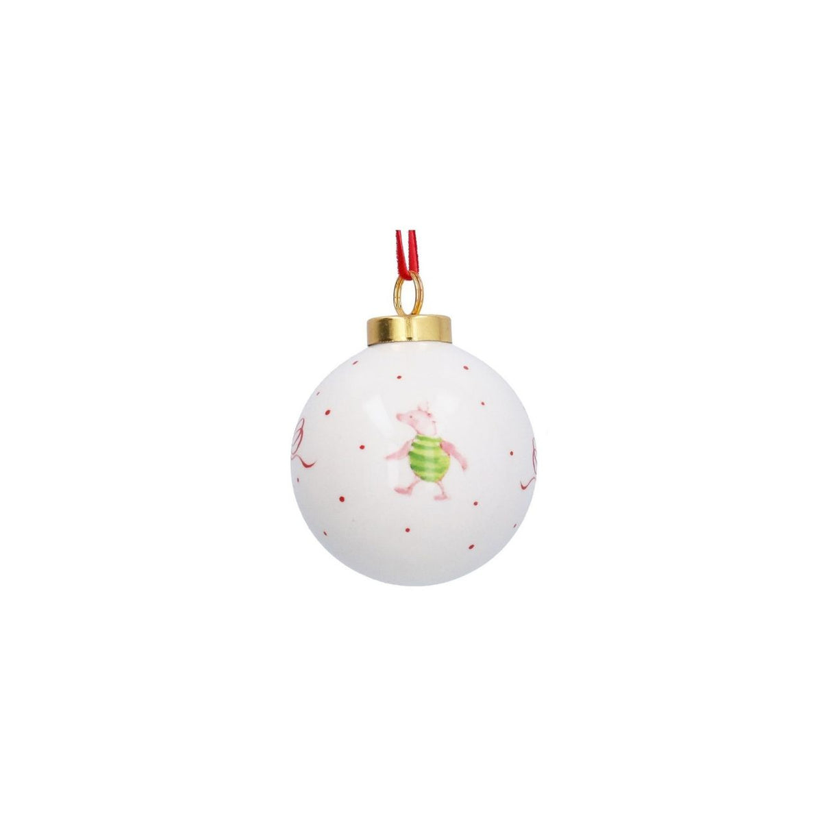Bring festive charm to your Christmas tree with this delightful Gisela Graham ceramic bauble, featuring beloved Winnie-the-Pooh characters. Choose from Piglet, Eeyore, or Tigger—each crafted in durable dolomite with charming seasonal details. Perfect for collectors and fans of the classic stories.