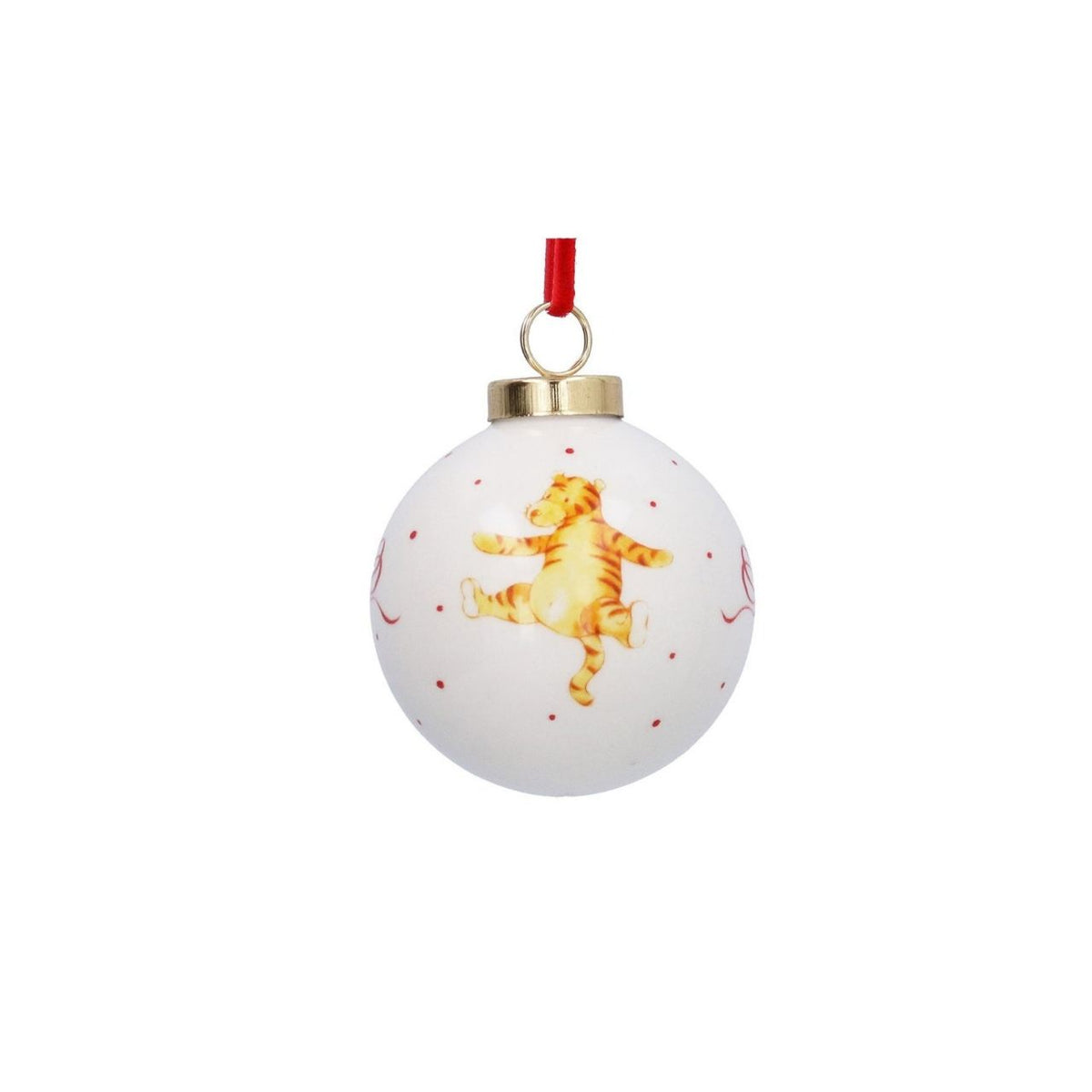 Bring festive charm to your Christmas tree with this delightful Gisela Graham ceramic bauble, featuring beloved Winnie-the-Pooh characters. Choose from Piglet, Eeyore, or Tigger—each crafted in durable dolomite with charming seasonal details. Perfect for collectors and fans of the classic stories.