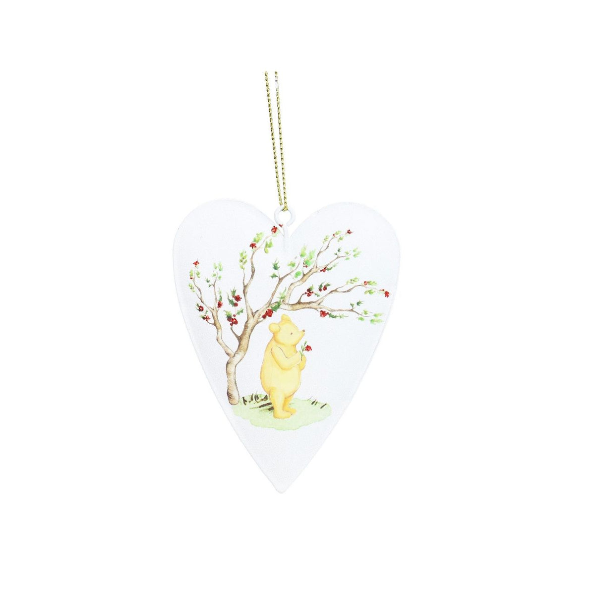 Celebrate baby's first Christmas with this charming Winnie-the-Pooh hanging ornament from Gisela Graham. Featuring the beloved character in festive design, it's the perfect keepsake for a nursery or tree.