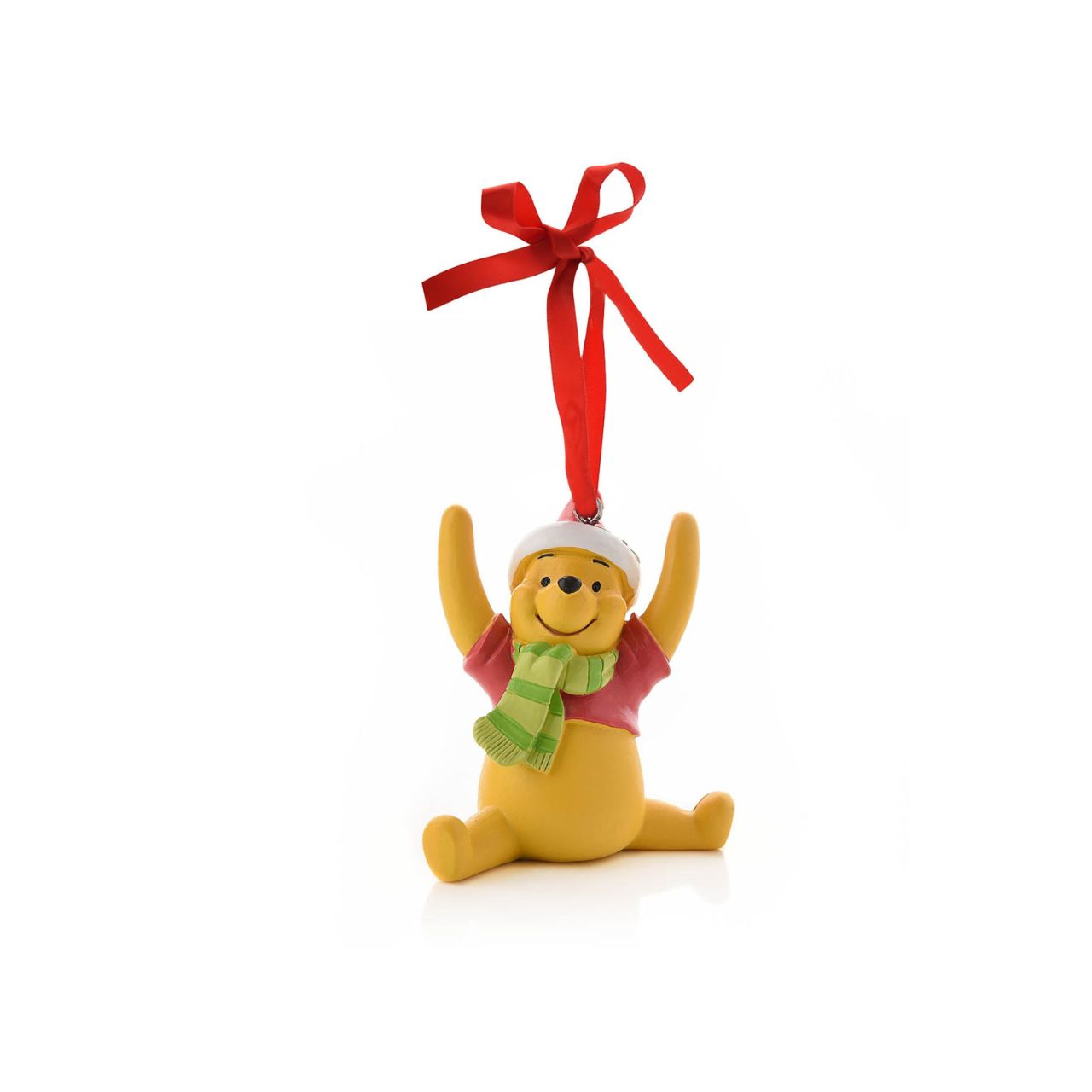Bring some Disney magic to your Christmas tree with this adorable set of 4 Winnie the Pooh hanging decorations.