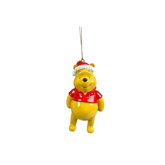 Bring festive cheer to your Christmas tree with this delightful 3D hanging ornament featuring Winnie the Pooh in his cheerful Santa hat. Perfect for Disney fans and classic character collectors, this charming decoration captures the warmth and whimsy of the beloved character.