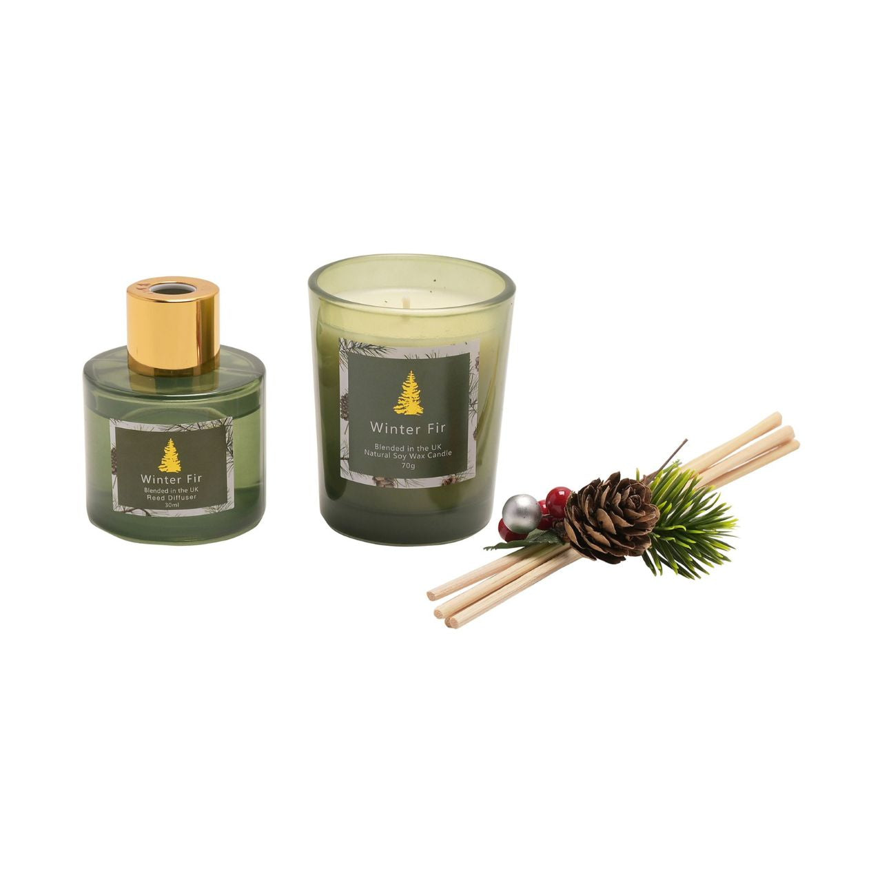 This alluring set emits its Winter Fir fragrance for hours on end throughout the Christmas period.