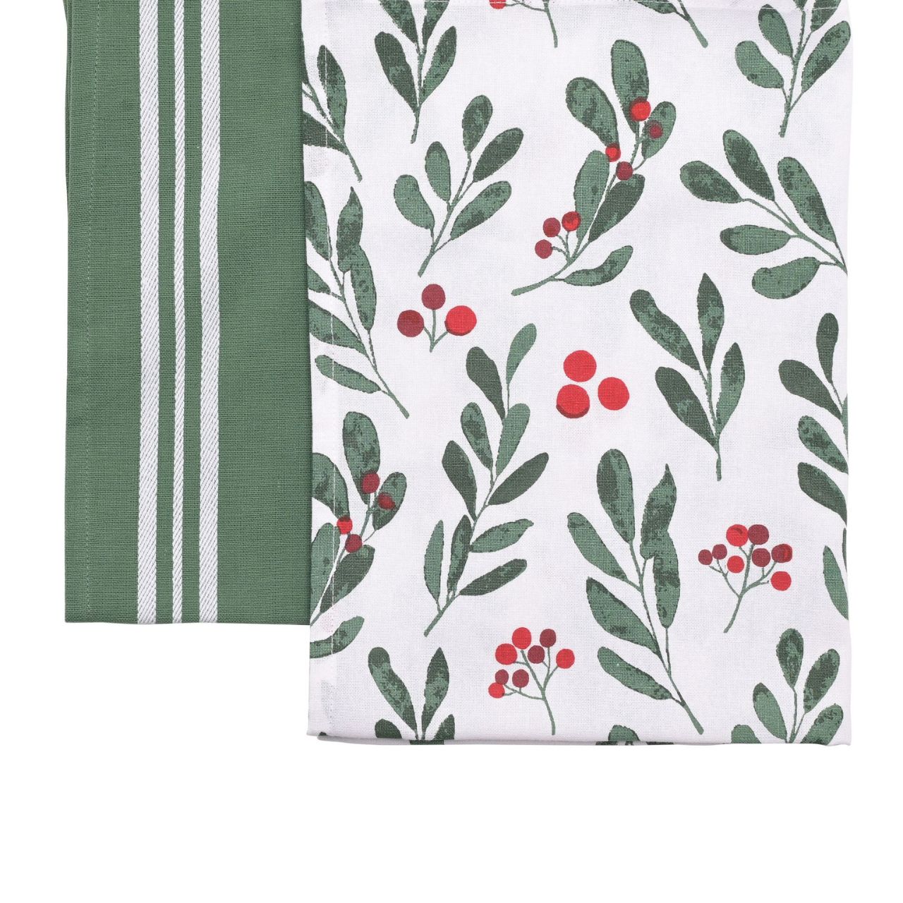 Christmas Winter Wilds Kitchen Towels Set of 2  A set of 2 kitchen towels by THE SEASONAL GIFT CO.  These colourful kitchen towels will add to festivities whilst preparing a family feast.