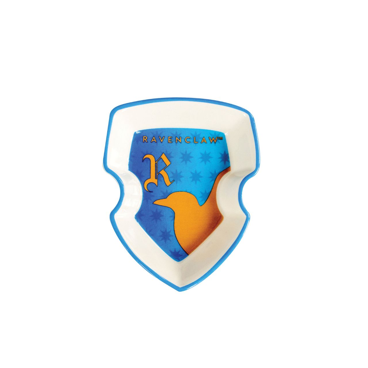 Show your house pride with the Ravenclaw Trinket Dish from the Wizarding World of Harry Potter collection. Made from high quality cast stone and finished with a decal, this will be a must-have piece for any collectible of Magical memorabilia.