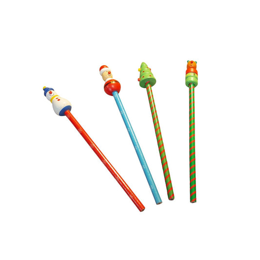 Put some festive cheer in their pencil case with one of these cute wooden Christmas character pencils. From the North Pole Novelties Co. by Santa's Workshop - the one stop shop for Christmas cheer!