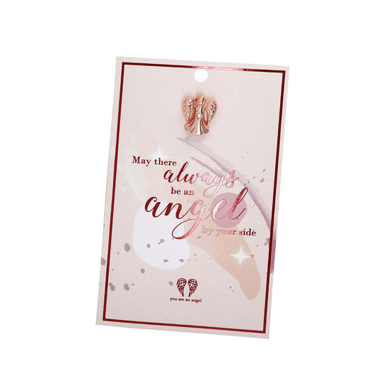 Angel By Your Side Pin Card  Give the gift of love and appreciation with You Are An Angel pins, each packaged on a stunning foiled gift card with a heartfelt message for the special people in your life.