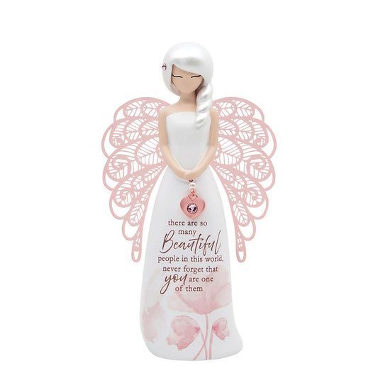 Thank You Angel Figurine - Beautiful People  "There are so many beautiful people in this world, never forget that you are one of them"  Looking for a thoughtful gift that's both beautiful and meaningful? These stunning angels are the perfect way to show someone special just how much they mean to you.