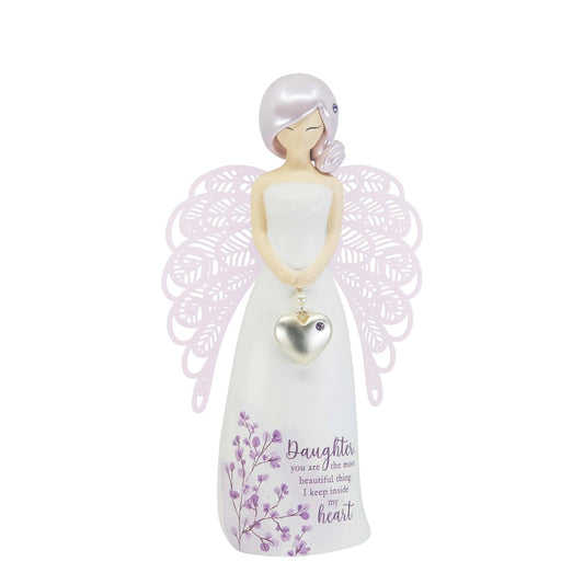 Thank You Angel Figurine - Daughter  "Daughter you are the most beautiful thing I keep inside my heart"  Looking for a thoughtful gift that's both beautiful and meaningful? These stunning angels are the perfect way to show someone special just how much they mean to you.