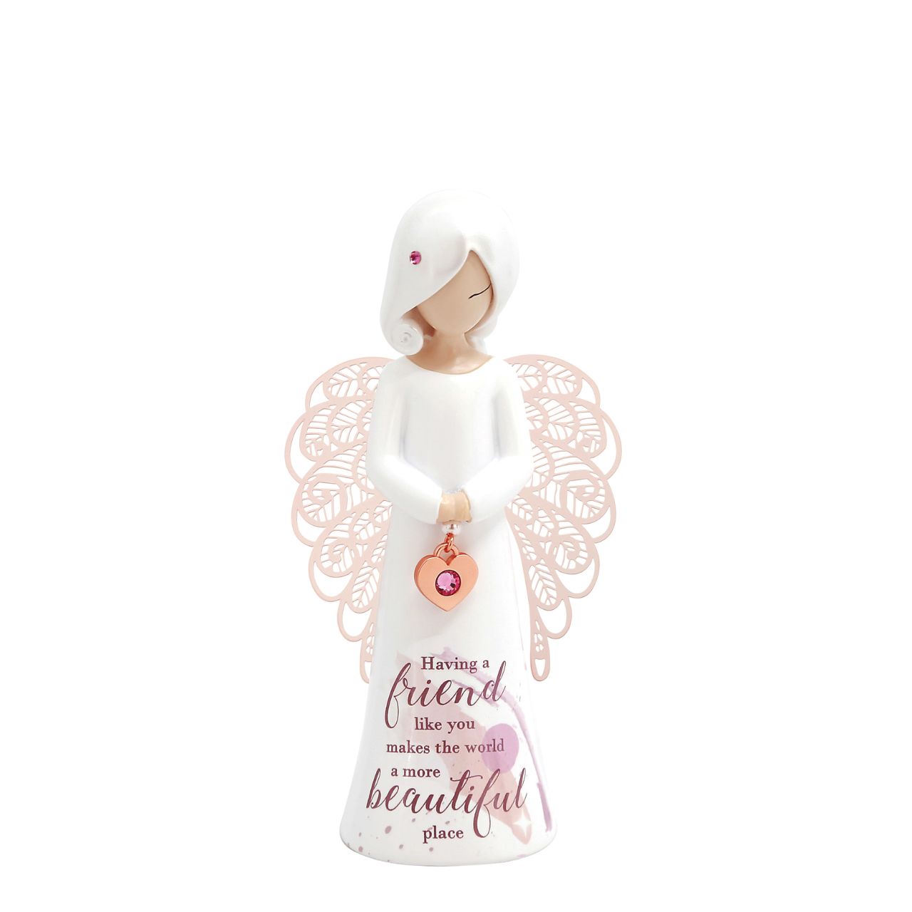 Thank You Angel Figurine - Friend Like You  "Having a friend like you makes the world a beautiful place"  Looking for a thoughtful gift that's both beautiful and meaningful? These stunning angels are the perfect way to show someone special just how much they mean to you.