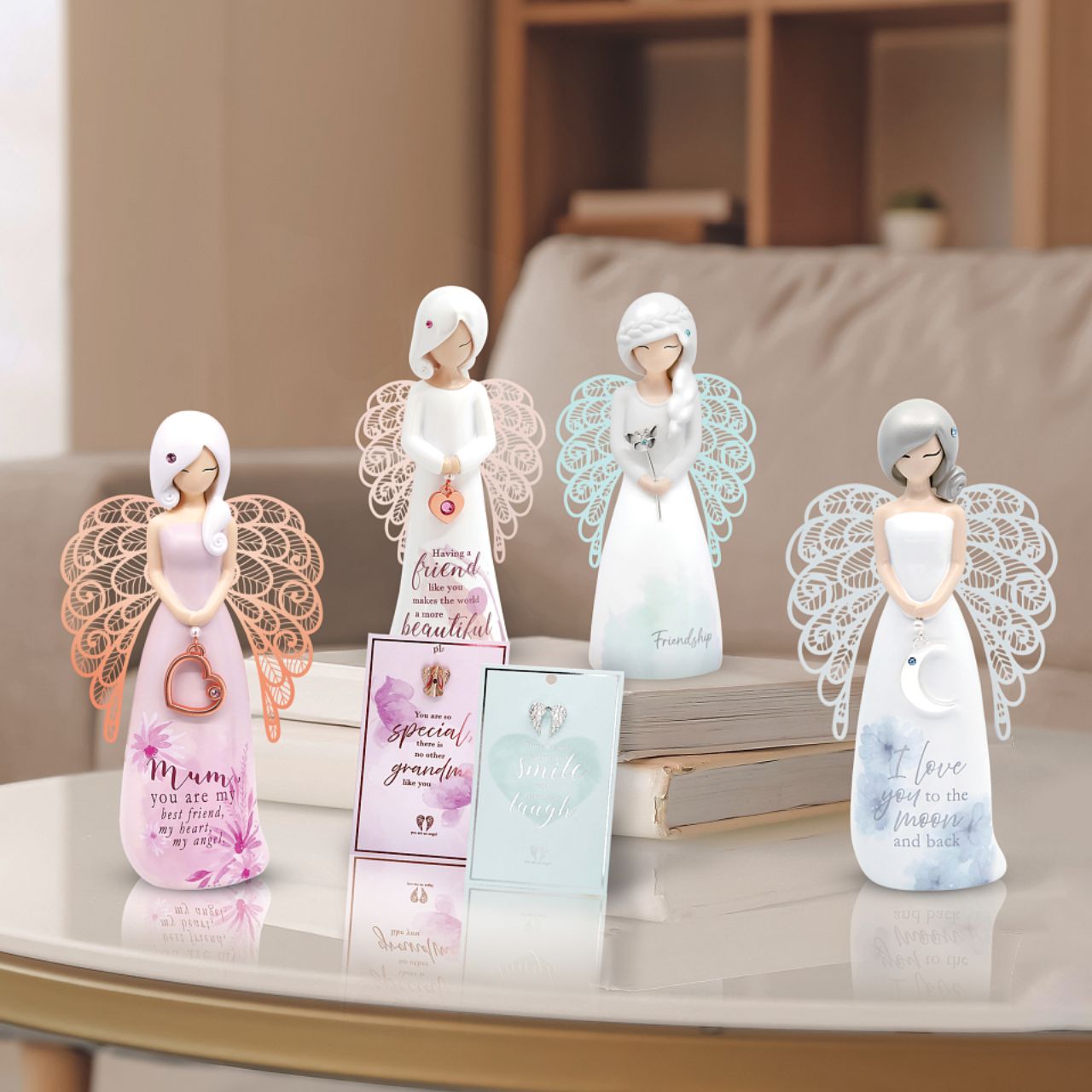 Thank You Angel Figurine - Friend Like You  "Having a friend like you makes the world a beautiful place"  Looking for a thoughtful gift that's both beautiful and meaningful? These stunning angels are the perfect way to show someone special just how much they mean to you.