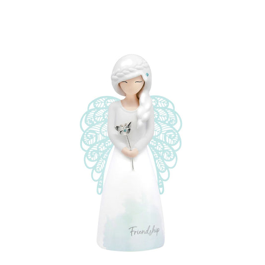 Thank You Angel Figurine - Friendship  Looking for a thoughtful gift that's both beautiful and meaningful? These stunning angels are the perfect way to show someone special just how much they mean to you. Standing 12.5cm tall, they are perfect as a gift and home decoration.