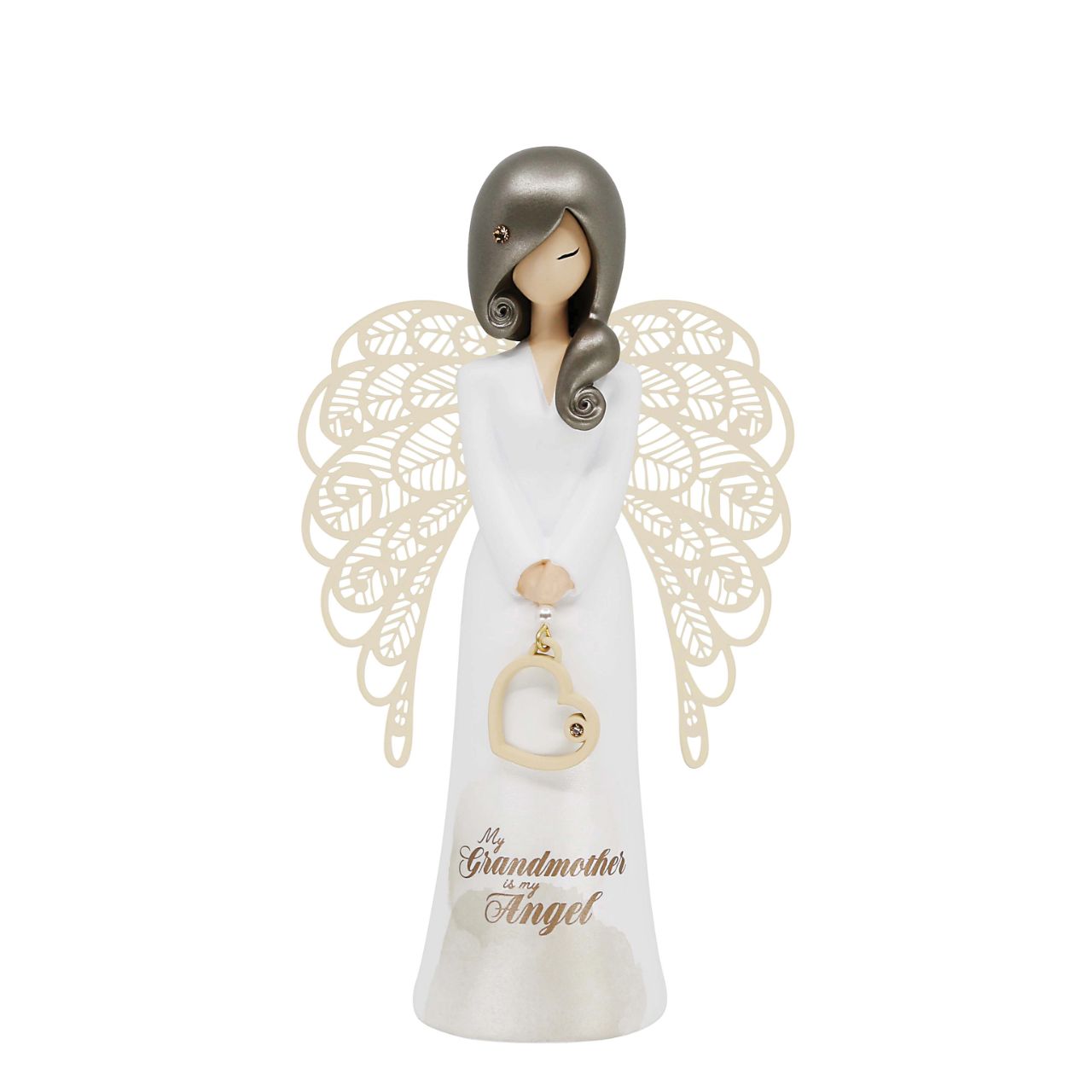 Thank You Angel Figurine - Grandmother  Looking for a thoughtful gift that's both beautiful and meaningful? These stunning angels are the perfect way to show someone special just how much they mean to you. Standing 15.5cm tall, they are perfect as a gift and home decoration.