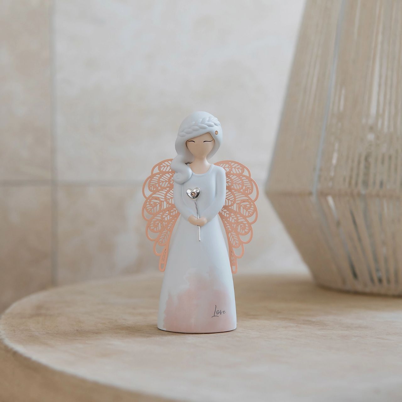 Thank You Angel Figurine - Love  Looking for a thoughtful gift that's both beautiful and meaningful? These stunning angels are the perfect way to show someone special just how much they mean to you. Standing 12.5cm tall, they are perfect as a gift and home decoration.
