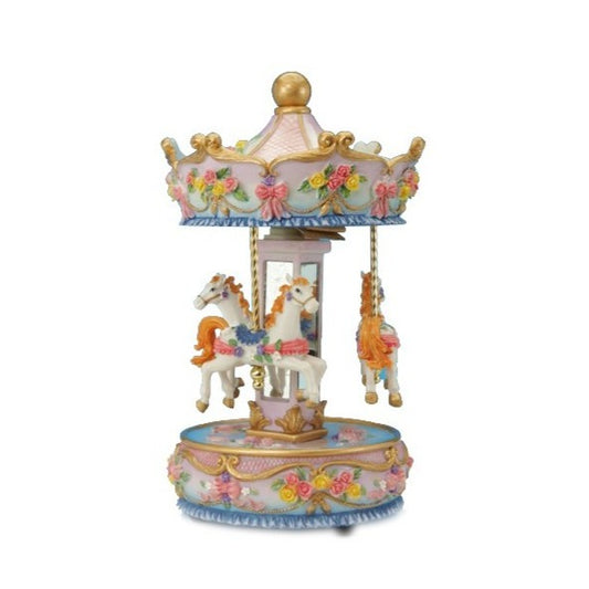 Carousel Blue Flower Waltz by Musicboxworld