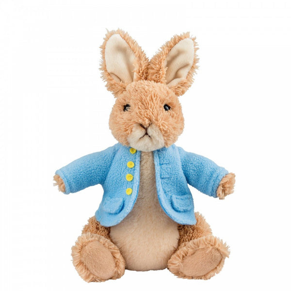 Peter Rabbit Medium Soft Toy  This Peter Rabbit soft toy is made from beautifully soft fabric and is dressed in clothing exactly as illustrated by Beatrix Potter, with his signature blue jacket. 