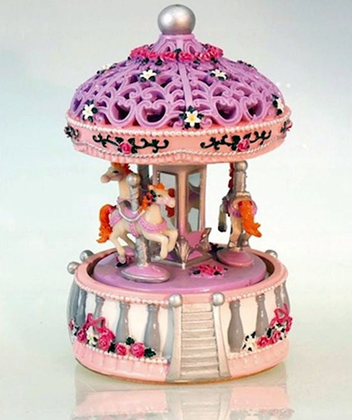Music Box World Carousel Purple