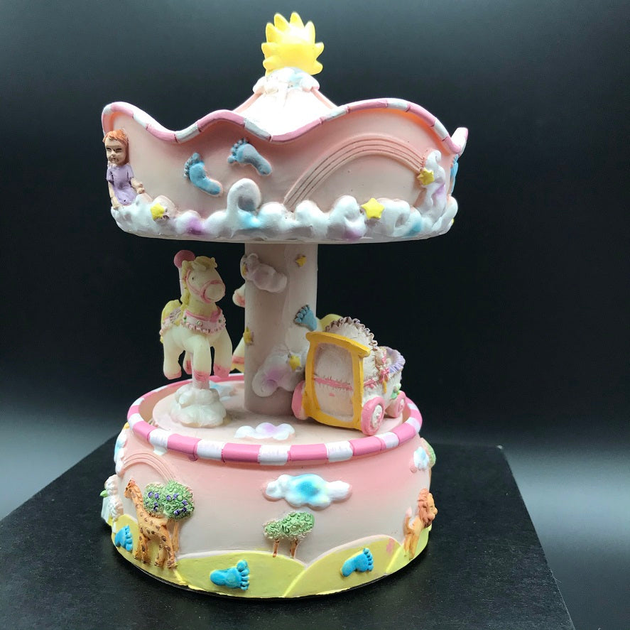 Music Box World Baby Carousel Pink