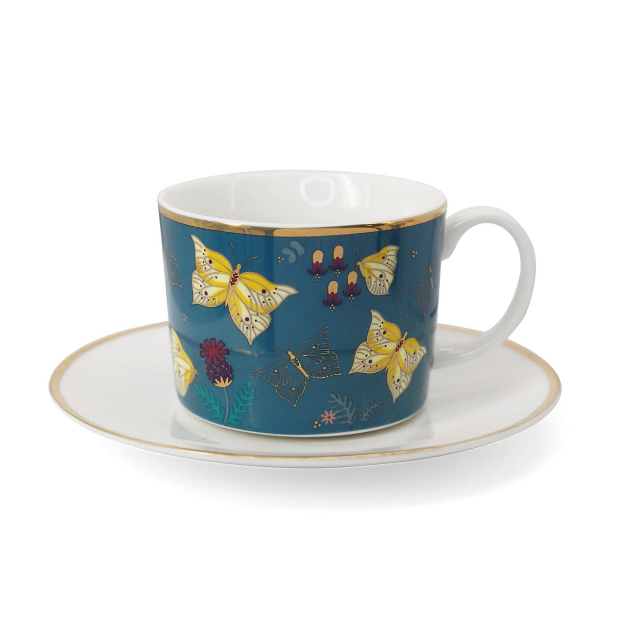 Tipperary Crystal Butterfly Set of 2 Cappuccino