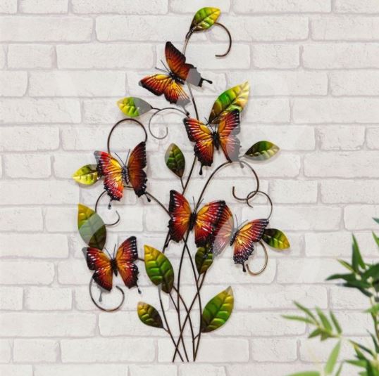 Handmade Metal Butterfly Wall Art