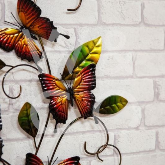 Handmade Metal Butterfly Wall Art