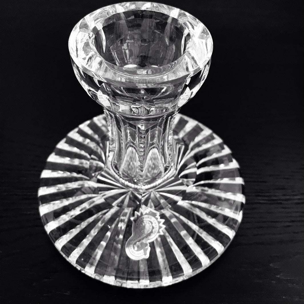 Vintage Waterford Crystal Candle Holders
