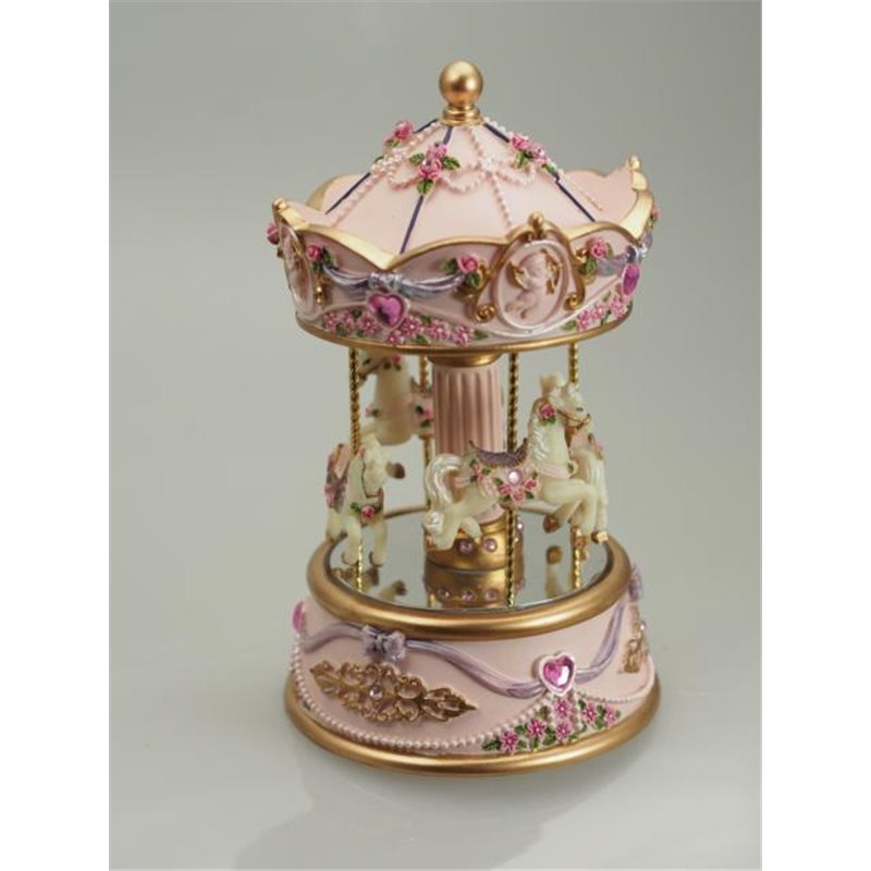 Carousel Pink by Music Box World