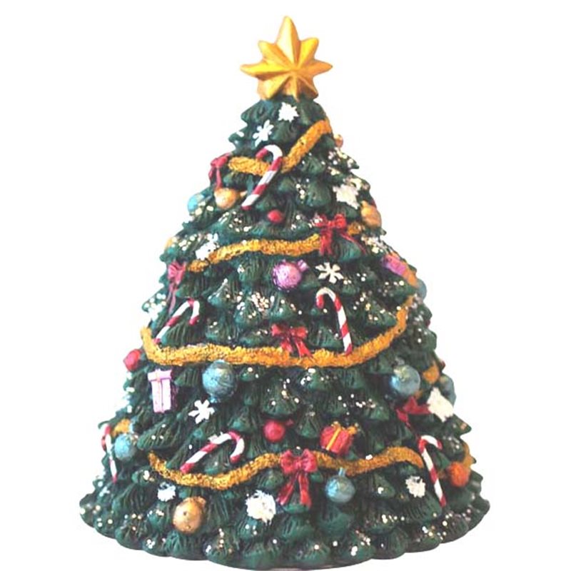 Music Box Small Christmas Tree 135 mm