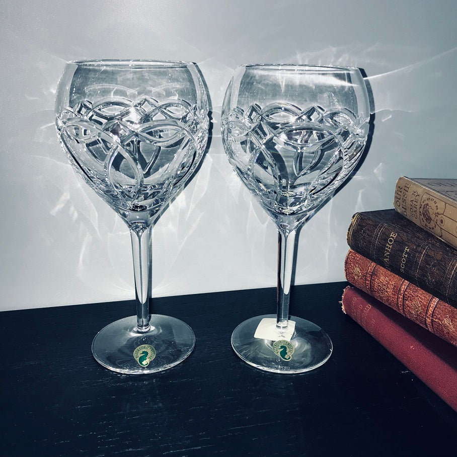 Clannad Goblet Pair by Waterford Crystal