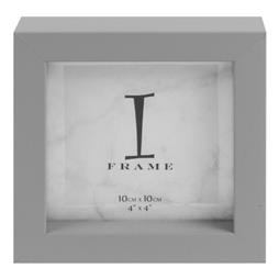 IFrame Plastic Grey Instagram Frame  4" x 4"