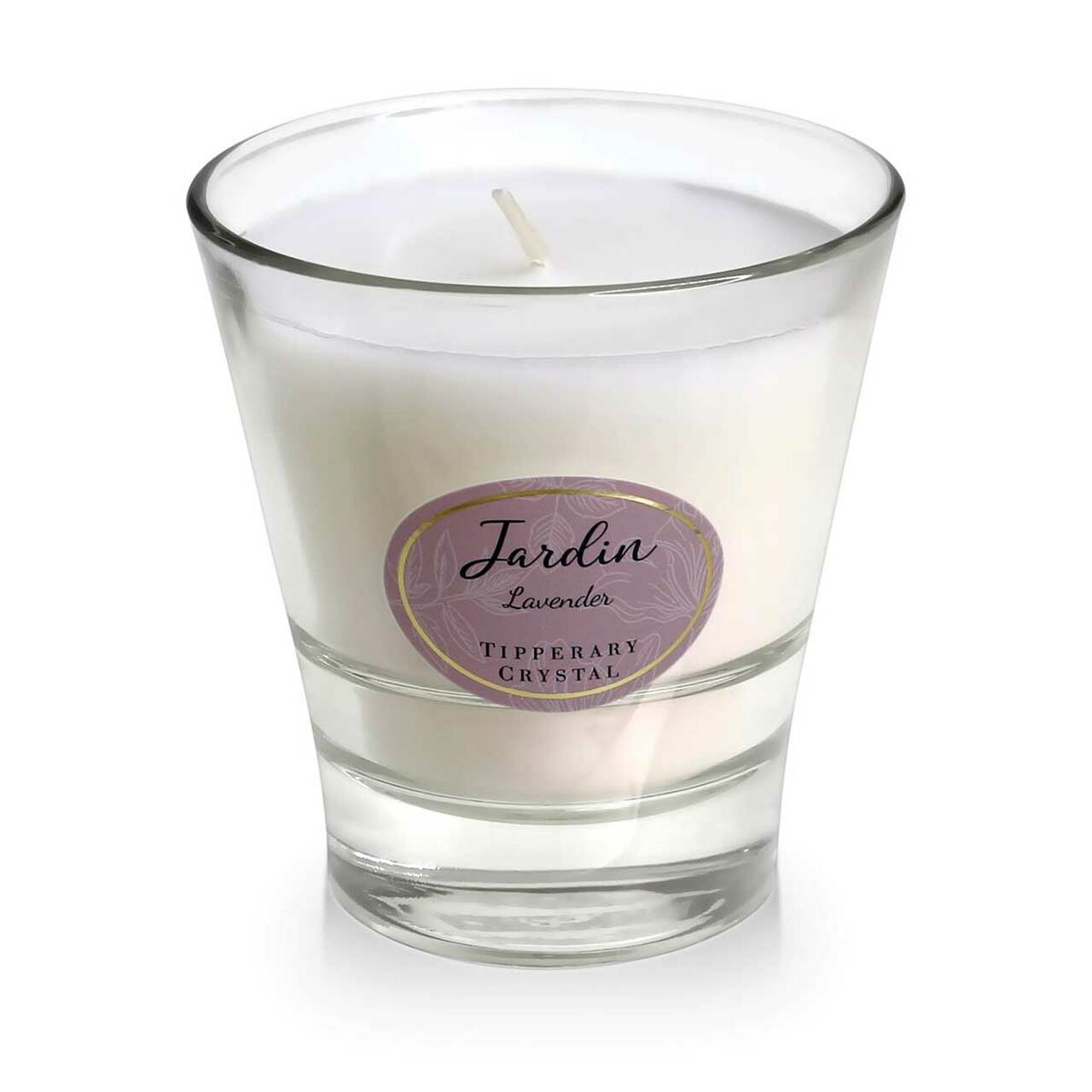 Tipperary Crystal Lavender Jardin Filled Tumbler Glass