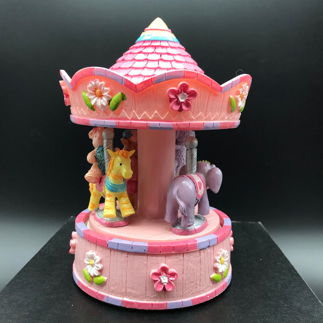 Carousel Pink Bears Animals