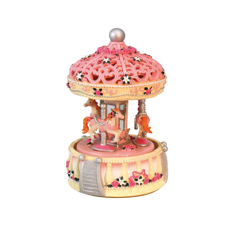 Pink Carousel by Music Box World