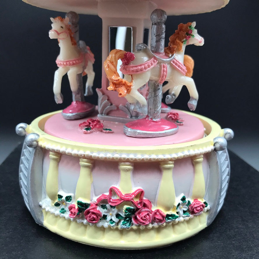 Pink Carousel by Music Box World