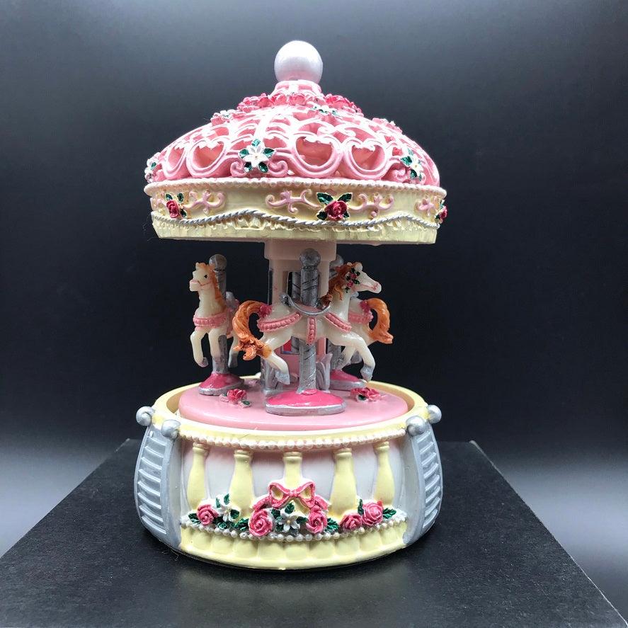 Pink Carousel by Music Box World